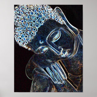 Poster Contempler Bouddha