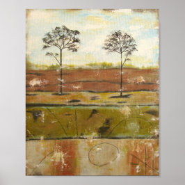 Poster Contemporain Relique Peinture Abstraite