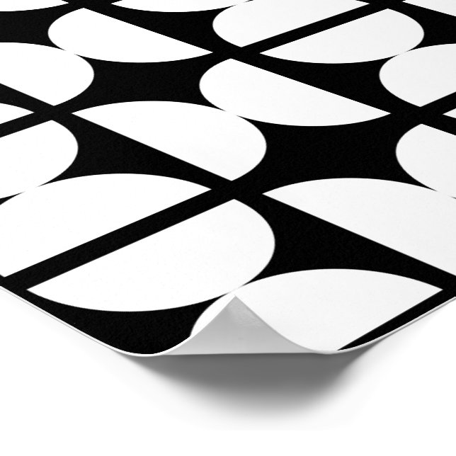 Poster Contemporary Mid-Century Modern Geometric (Coin)