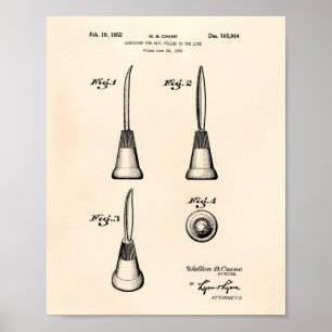 Poster Conteneur Pour Clou 1952 Brevet Art Vieux Poivre