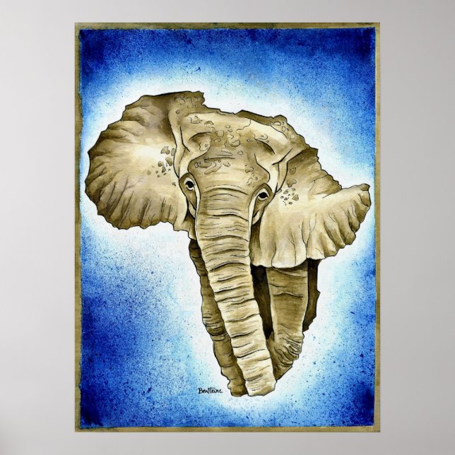 Poster Continent africain (Devant)