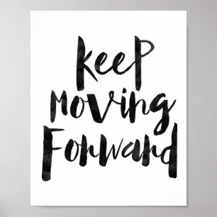 Poster Continuez à avancer