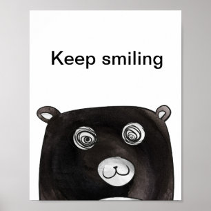 Poster Continuez à sourire