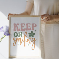 Continuez À Sourire Citation Inspirationnelle