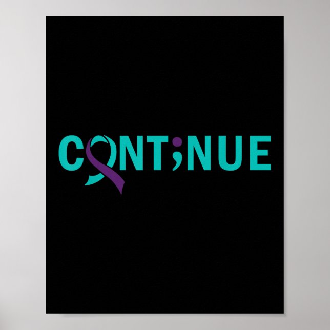 Poster Continuez la sensibilisation à la prévention du su (Devant)