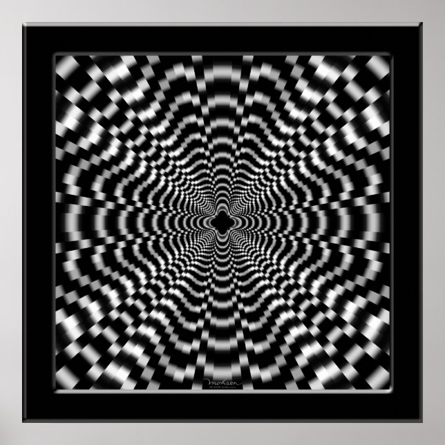 Poster Continuum de l'espace temporel (Devant)