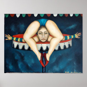 Poster contorsionniste
