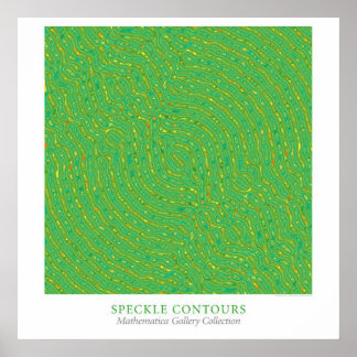 Poster Contours de Speckle