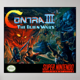 Poster Contra III - Guerres Aliens
