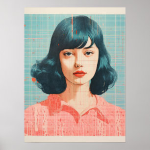 Poster Contraste audacieux : Symphonie du style et de la 