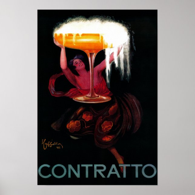 Poster Contrat Vintage PosterEurope (Devant)