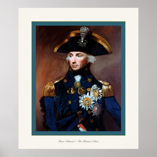 Poster Contre-amiral ~ Sir Horatio Nelson (Devant)