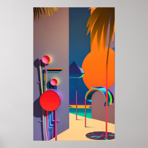 Poster Contre le mur