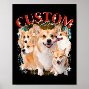 Poster Contrefaçon Animaux Chien Chat Drôle 1bk1