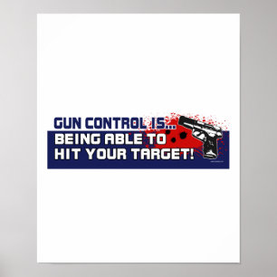 Poster Contrôle des armes - customisé