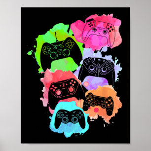 Poster Contrôler tous les joueurs de jeu vidéo Lover cont