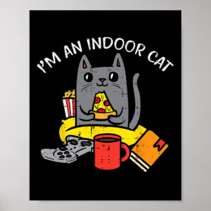 Poster Contrôleur de jeu pour chat d'intérieur Hommes Piz