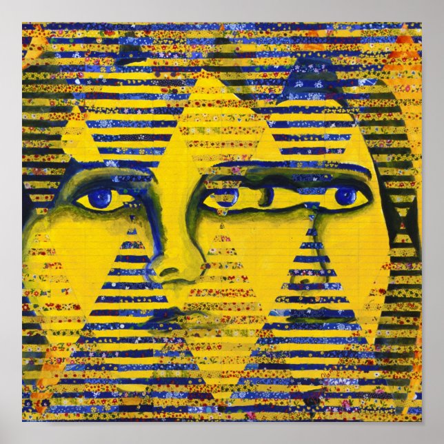 Poster Conundrum II - Déesse dorée et saphir (Devant)