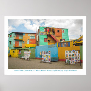 Poster Conventilos en Caminito, Buenos Aires