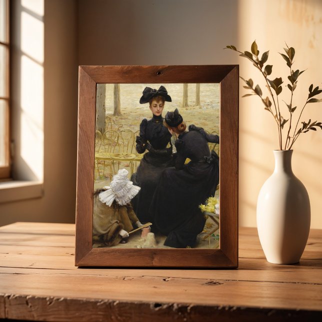 Poster Conversation au Jardin du Luxembourg (Créateur téléchargé)