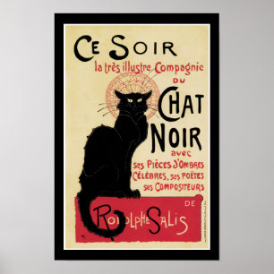 Poster Conversation Noir~Chat noir