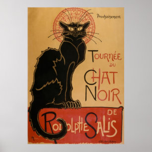 Poster Conversation Noir ~ Chat noir