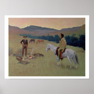 Poster Conversation, or Dubious Company (huile sur le