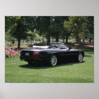 Poster Convertible Jaguar XK8