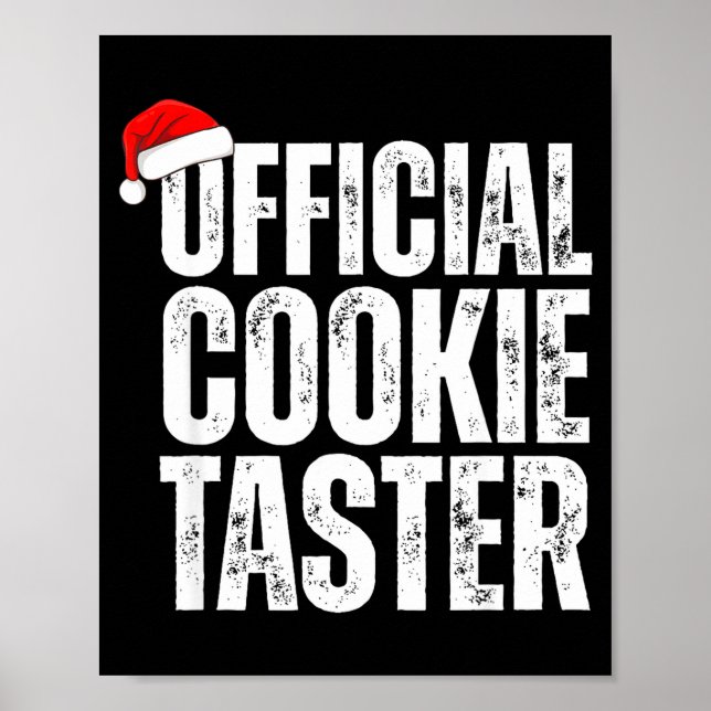 Poster Cookie And Cookie Taster, Christmas Couples  (Devant)