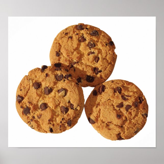 Poster Cookies de chips au chocolat (Devant)