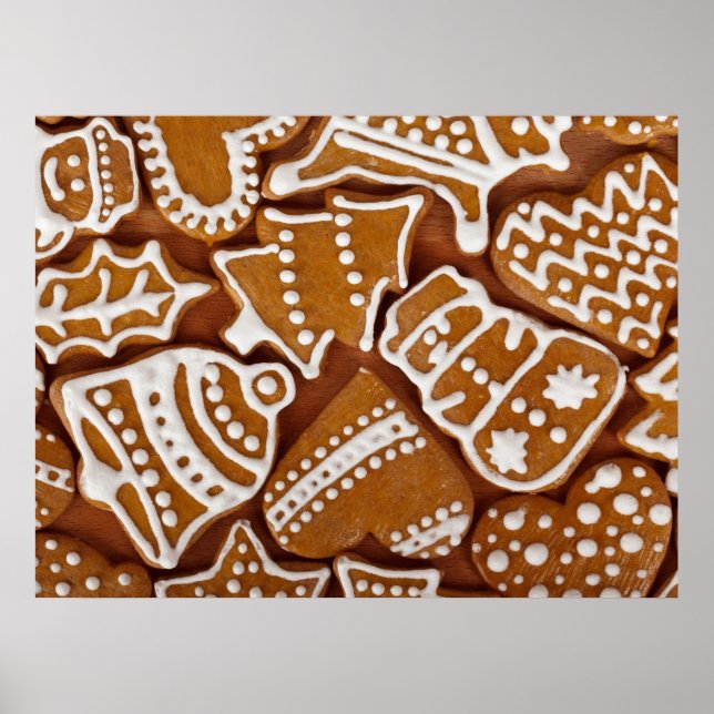 Poster Cookies Ginger de Noël (Devant)