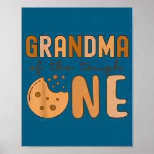 Poster Cookies Lait Illustration Grand-mère Dur à Cuire
