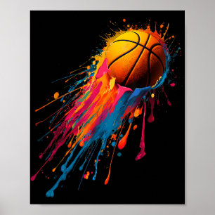 Poster Cool Anniversaire coloré teint couleur teint Paint
