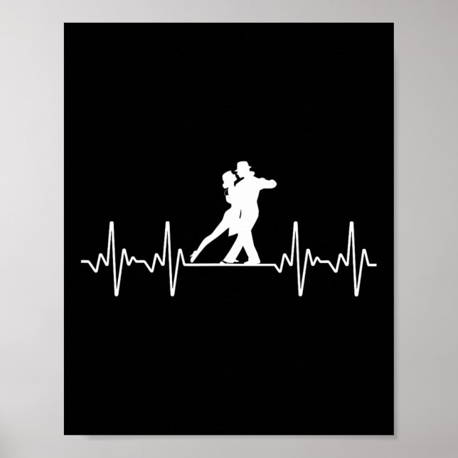 Poster Cool Ballroom Design Pour Hommes Femmes Danser Bal (Devant)