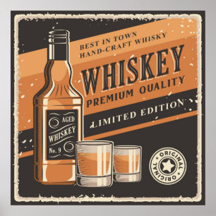 Poster cool boire mancave accueil bar affaires