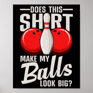 Poster Cool Bowling Design Pour Hommes Femmes Bowling Ll