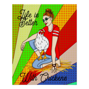 Poster Cool Chicks Poulet