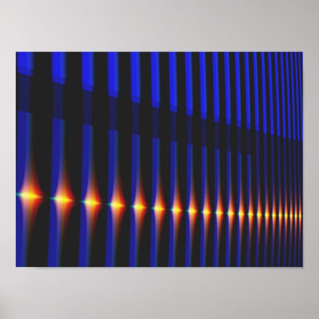 Poster Cool de pont Art Fractal Abstrait (Devant)