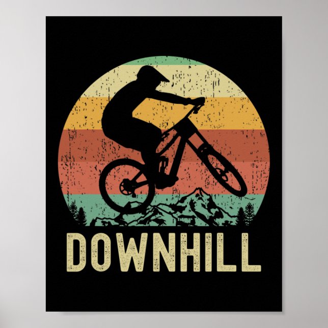 Poster Cool Downhill Jersey, Mountain Biking, Cycling, Mo (Devant)