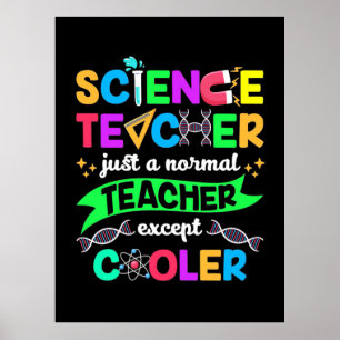 Poster Cool enseignant en sciences