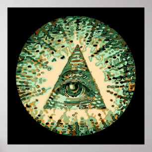 Poster Cool et camouflage unique Illuminati