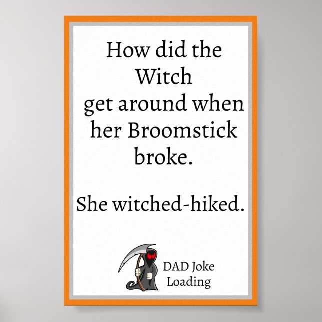 Poster Cool Funny Papa Joke Design (Devant)