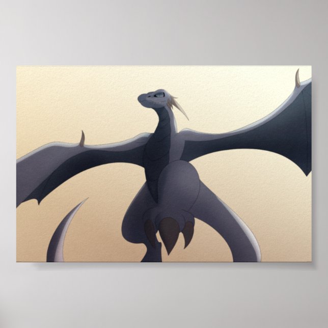 Poster Cool Grey Wyvern (Devant)