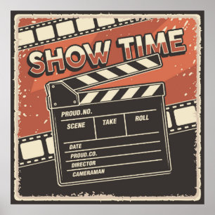 Poster cool home théâtre mot art