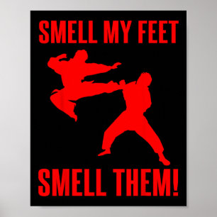 Poster Cool Karate Cadeau Pour Garçons Filles Drôle Odeur
