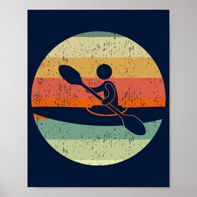 Poster Cool Kayak Sunset (Devant)