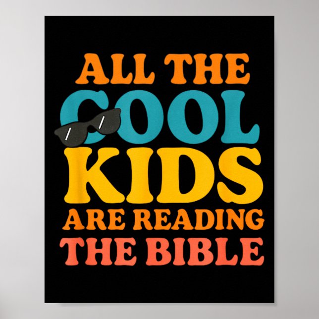 Poster Cool Kids Are Reading The Bible  (Devant)