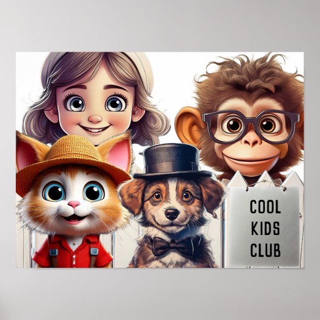 Poster Cool Kids Club (Devant)