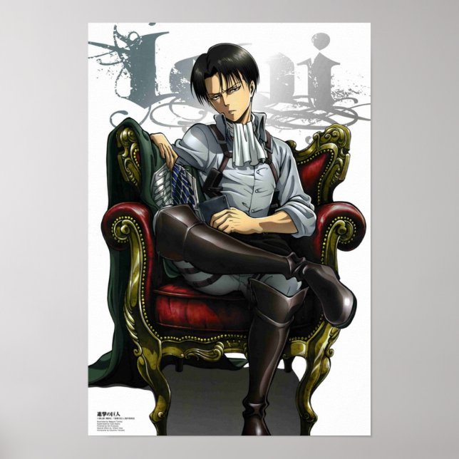 Poster Cool Levi Attaque Contre Président (Devant)