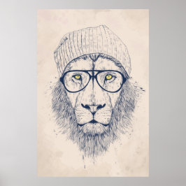 Poster Cool lion